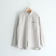 Peach back twill - Rob / シャツ / ポリエステル / ナイロン / Oyster beige