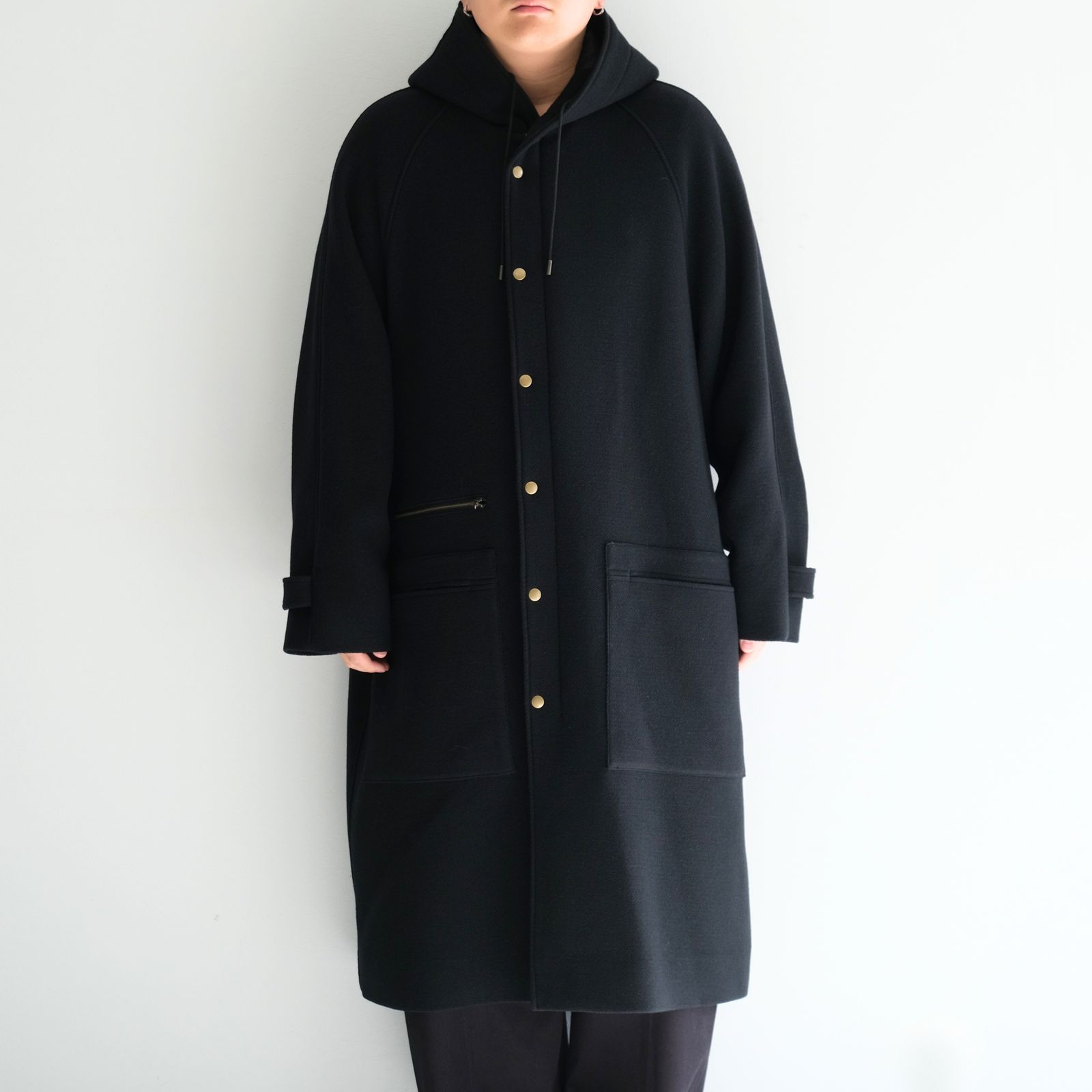 Lambs tweed - Gerrard / コート / ラムズウール / Lamp Black