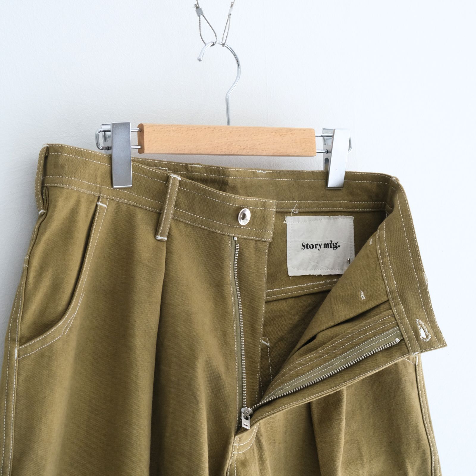 LUSH PANTS / パンツ / キャンバス地 / オーガニックコットン / OLIVE
