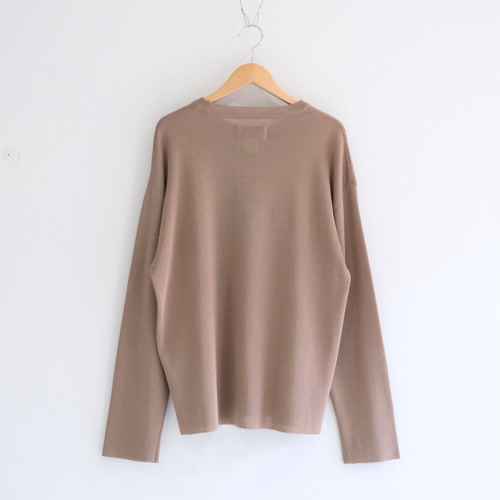 PREMIUM WIDE SLEEVE ‘SEUNGMU’ KNIT / ニット / ECRU BEIGE