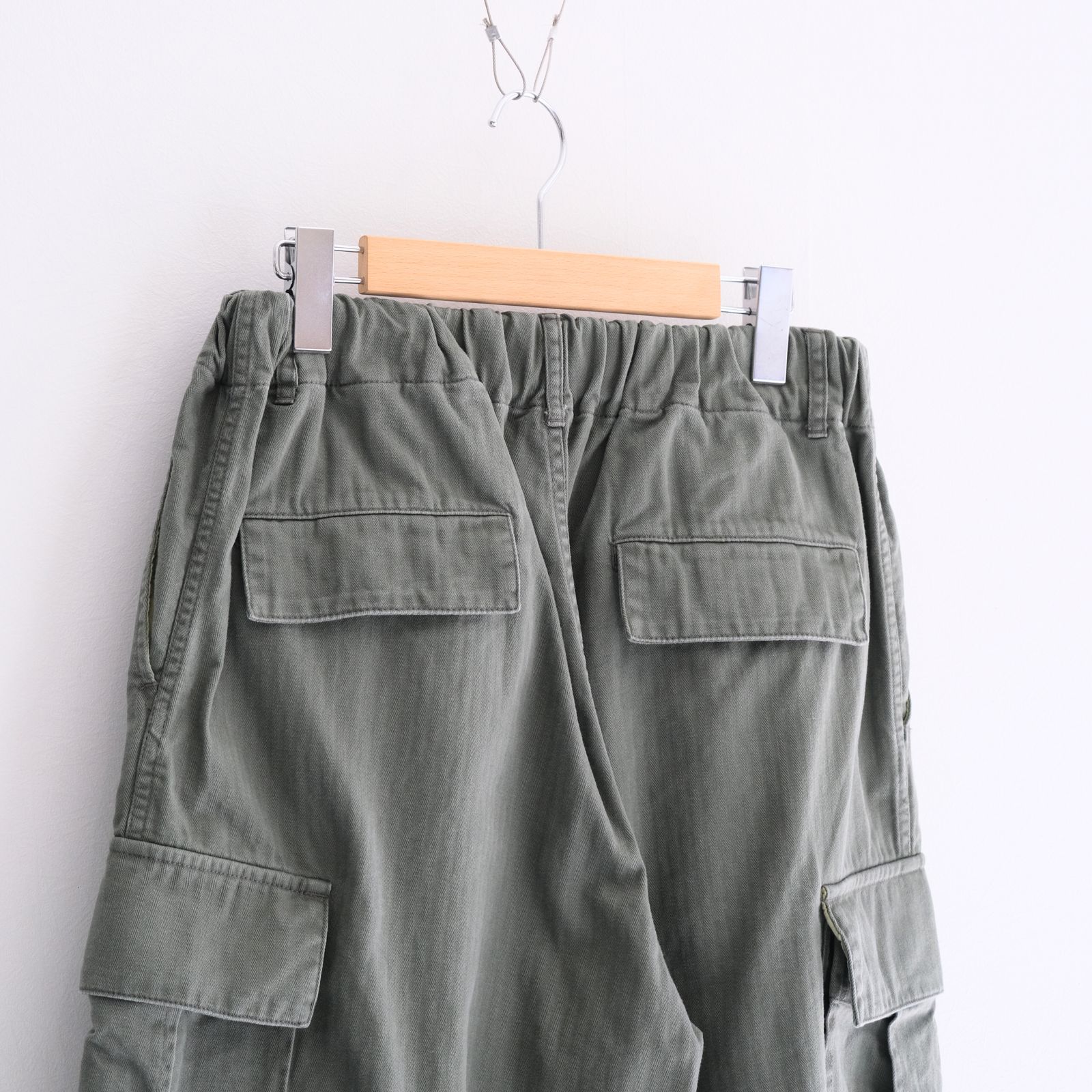Herringbone 6-Pocket Pants / パンツ / カーゴパンツ / ヘリンボーン / KHAKI