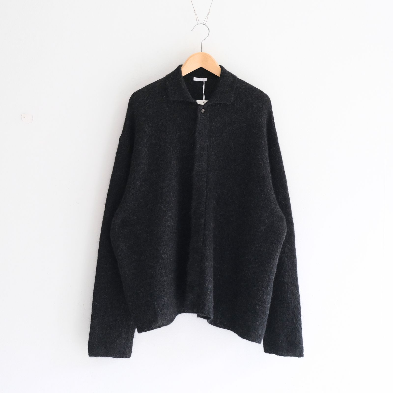 【残り1点】Kid Mohair Knit Shirts（Black）