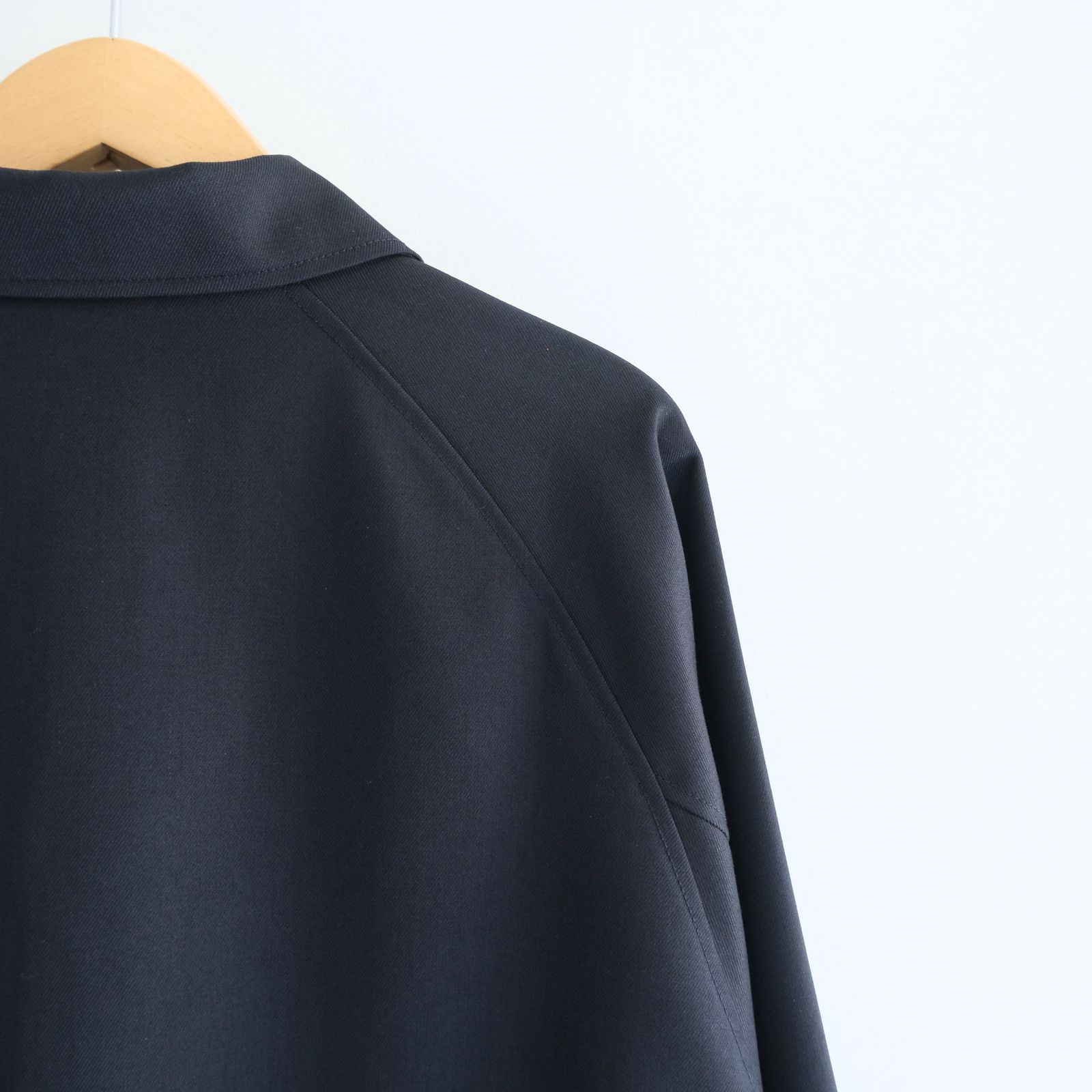【残り1点】MESH WOOLEN RAGLAN BLOUSON（LIBERTY NAVY）