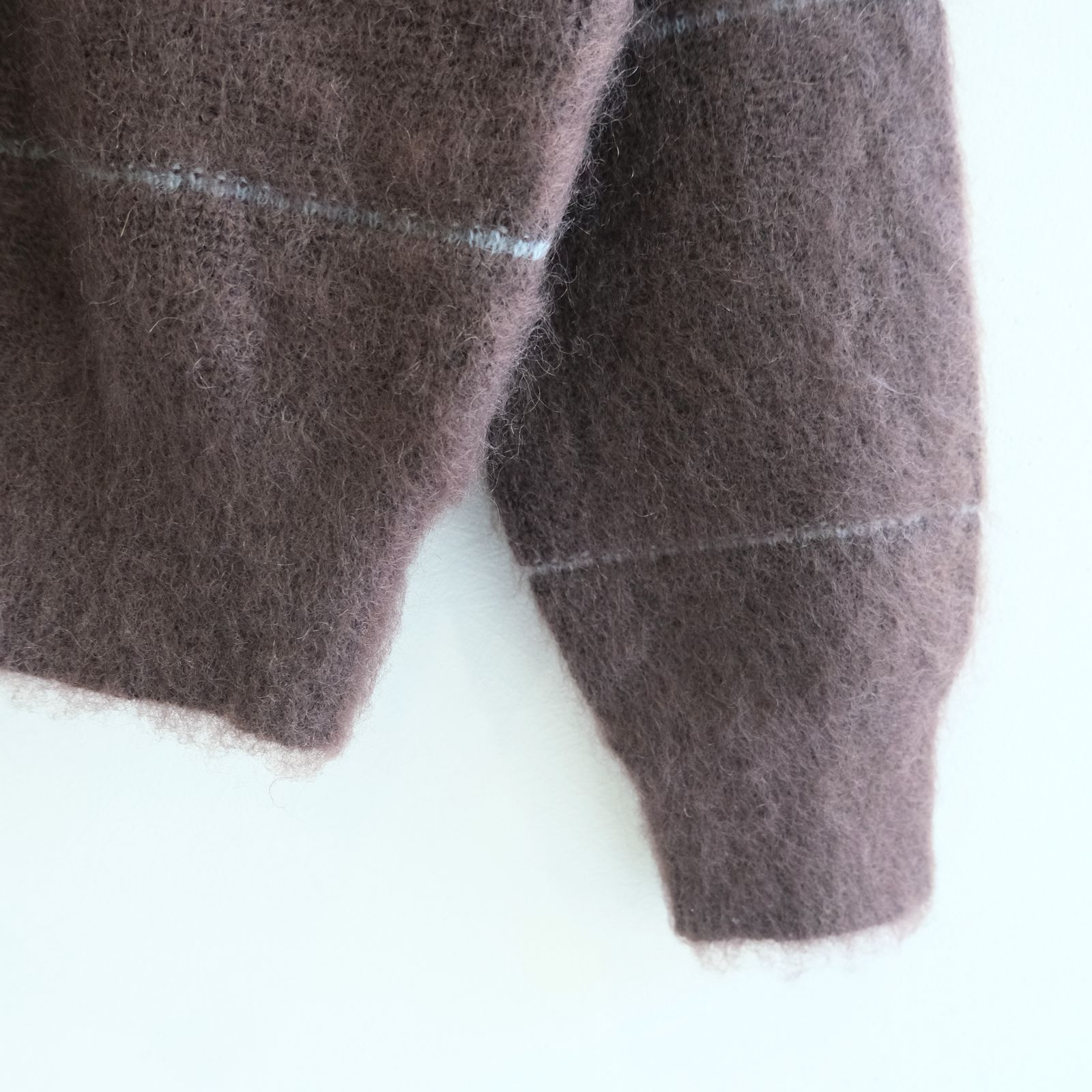 MOHAIR BOARDER CARDIGAN（BROWN）