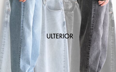 【ULTERIOR / アルテリア】定番人気の"SELVEDGE DENIM 5P PANTS"がビンテージウォッシュ仕上げにアップデートされて登場！（26SS）