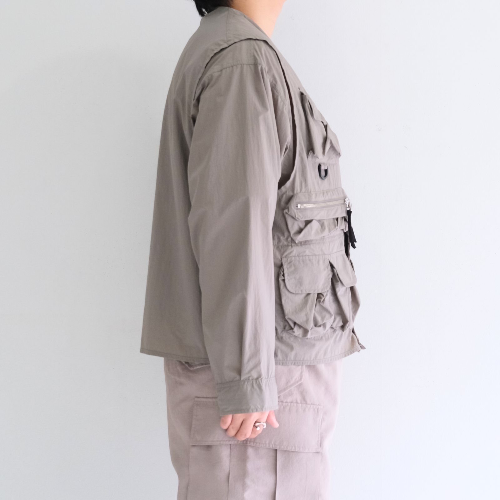 Weathering Nylon Reversible 4Way JKT / ウェザリングナイロンリバーシブル4Wayジャケット（KHAKI）