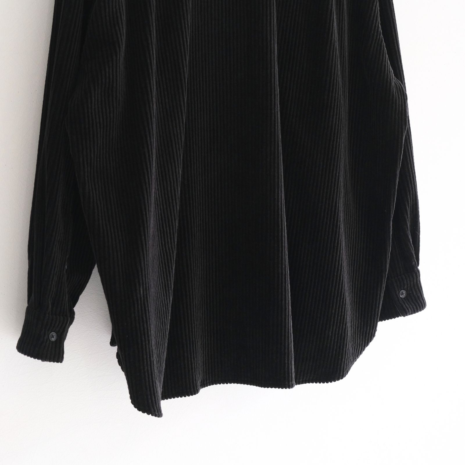 【残り1点】Corduroy Skipper Shirts（Black）