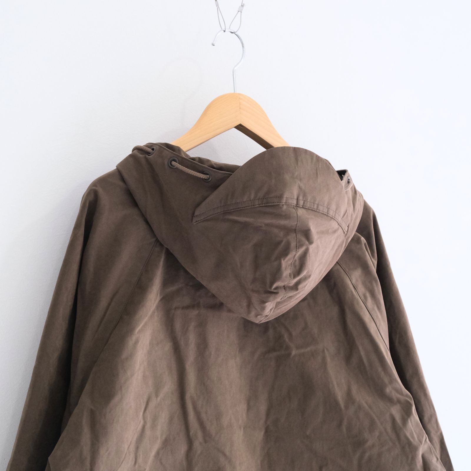 WAXED WEATHER PARKA / プルオーバー / パーカー / ワックス加工 / OLIVE BROWN
