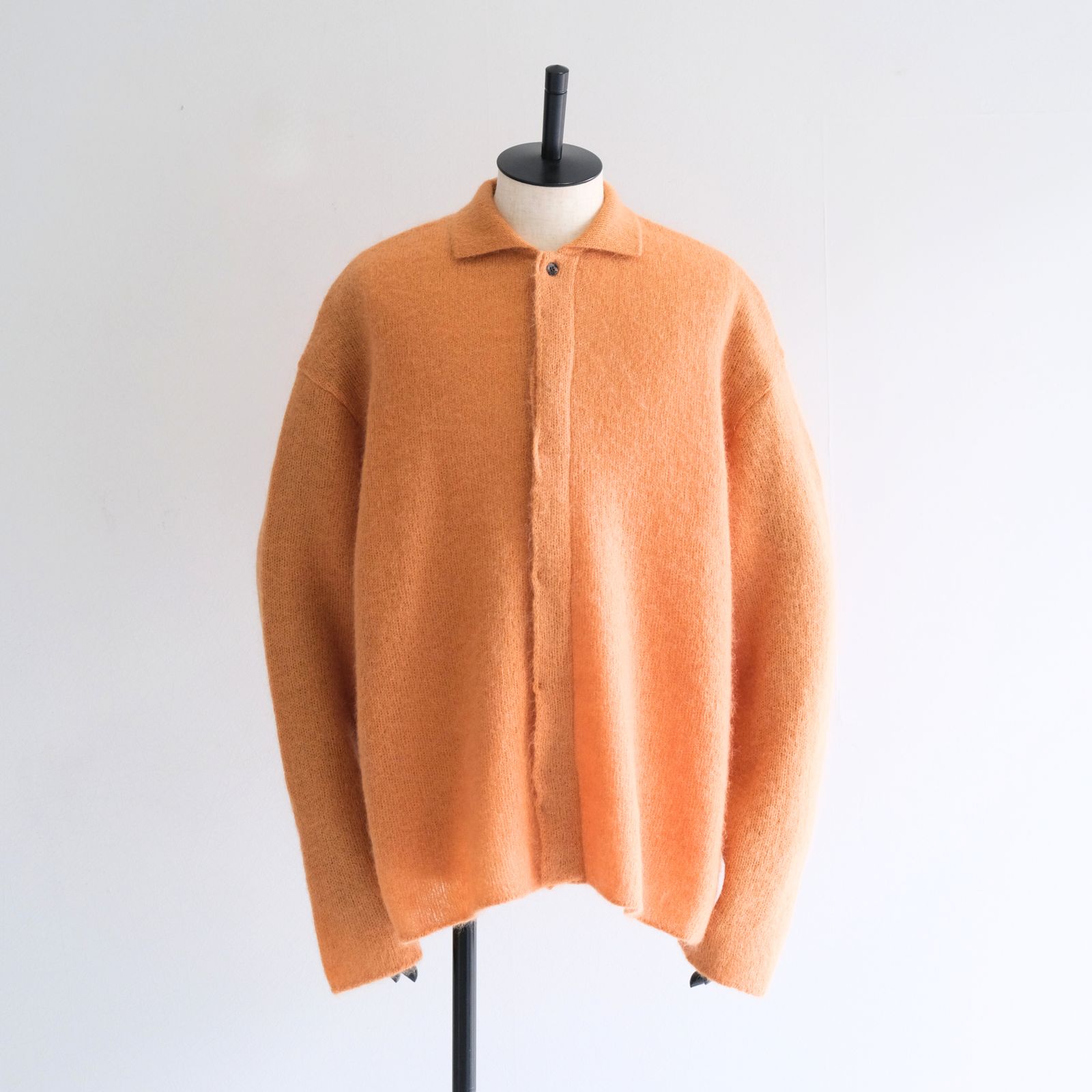 【残り1点】Kid Mohair Knit Shirts（Orange）