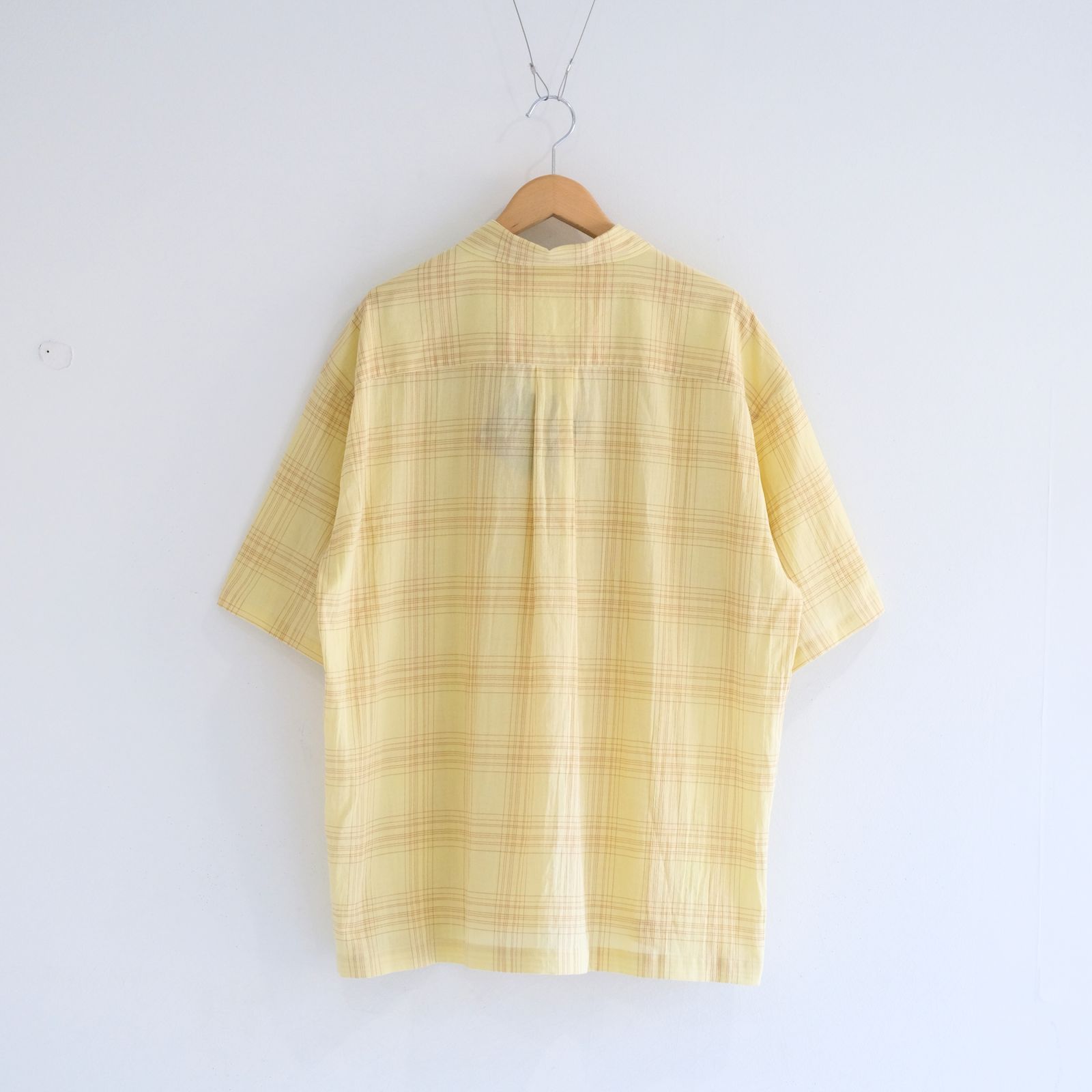 "MERCED" Sheer Through Shirt （YELLO）