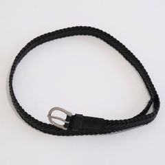 HAND BRAIDING LEATHER BELT ‐Cow leather‐ / ベルト / レザー / Black