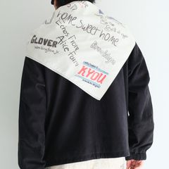 "ESSENTIAL".02 Graphic Printed Scarf / "エッセンシャル".02 グラフィックプリントスカーフ（IVORY）