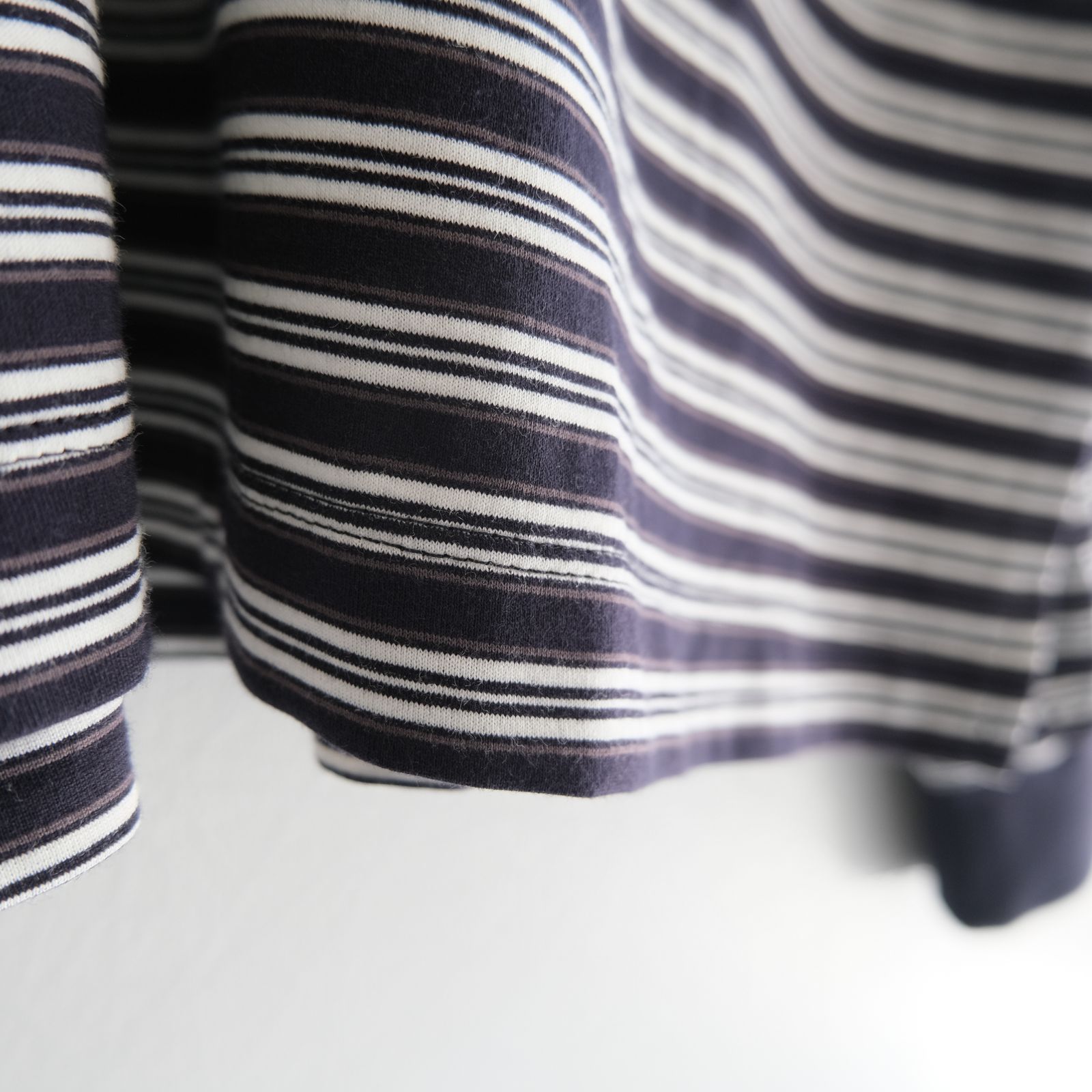 Brief Stripe Rugby TEE / ブリーフストライプラグビーTシャツ（NAVY）