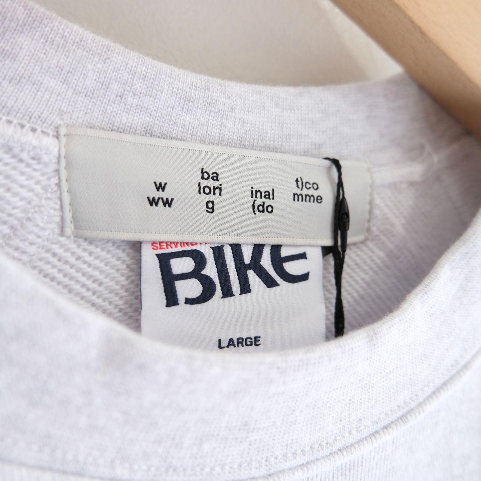 BAL / BIKE ATHLETIC HEAVY COTTON CREW / スウェット / ASH GRAY