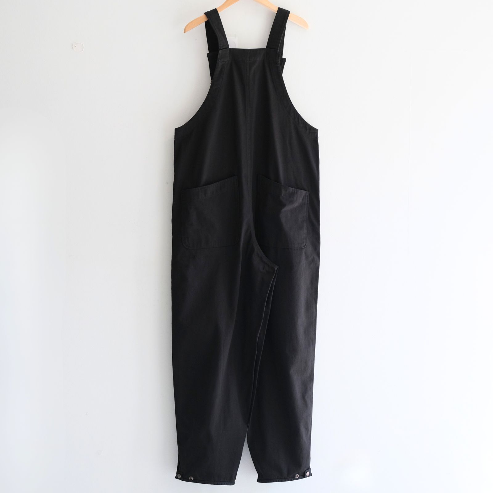 BOMBER OVERALL / オーバーオール / コットン / BLACK