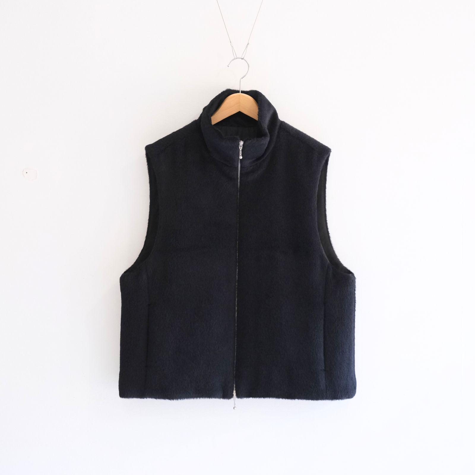 【残り1点】MERELY SURI ALPACA INUIT FUR VEST（BLACK MINK）