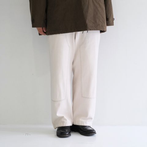 CONTRADICT SWEAT PANTS / パンツ/ スウェット / ダブルニー / 裏毛素材 / SHADOW WHITE