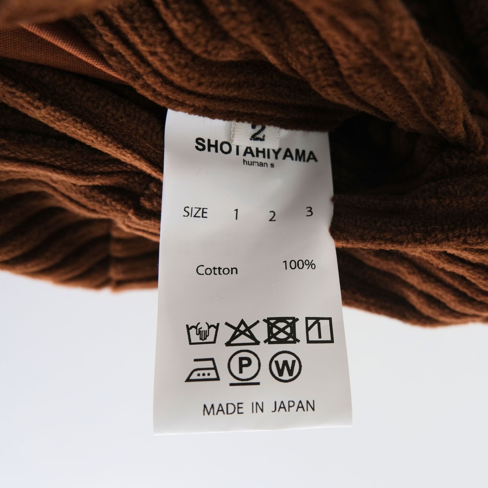 【残り1点】WIDE-WALE CORDUROY CARGO PANTS（BROWN）