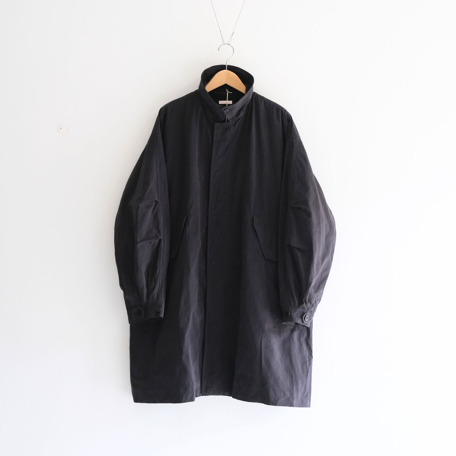 【残り1点】WAXED WEATHER B/C FIELD COAT（INK BLACK）