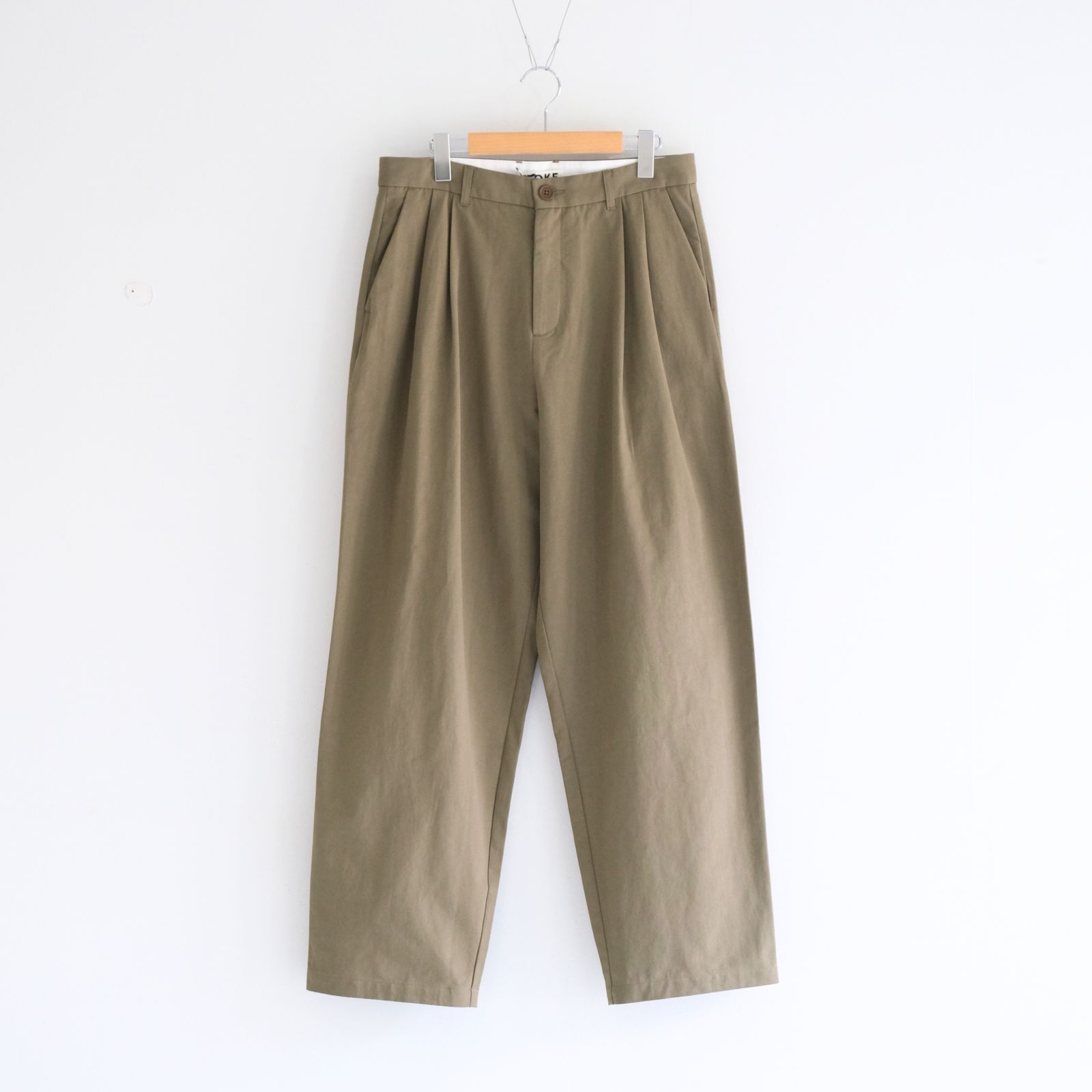 Logic Pleat Pant / パンツ / Olive