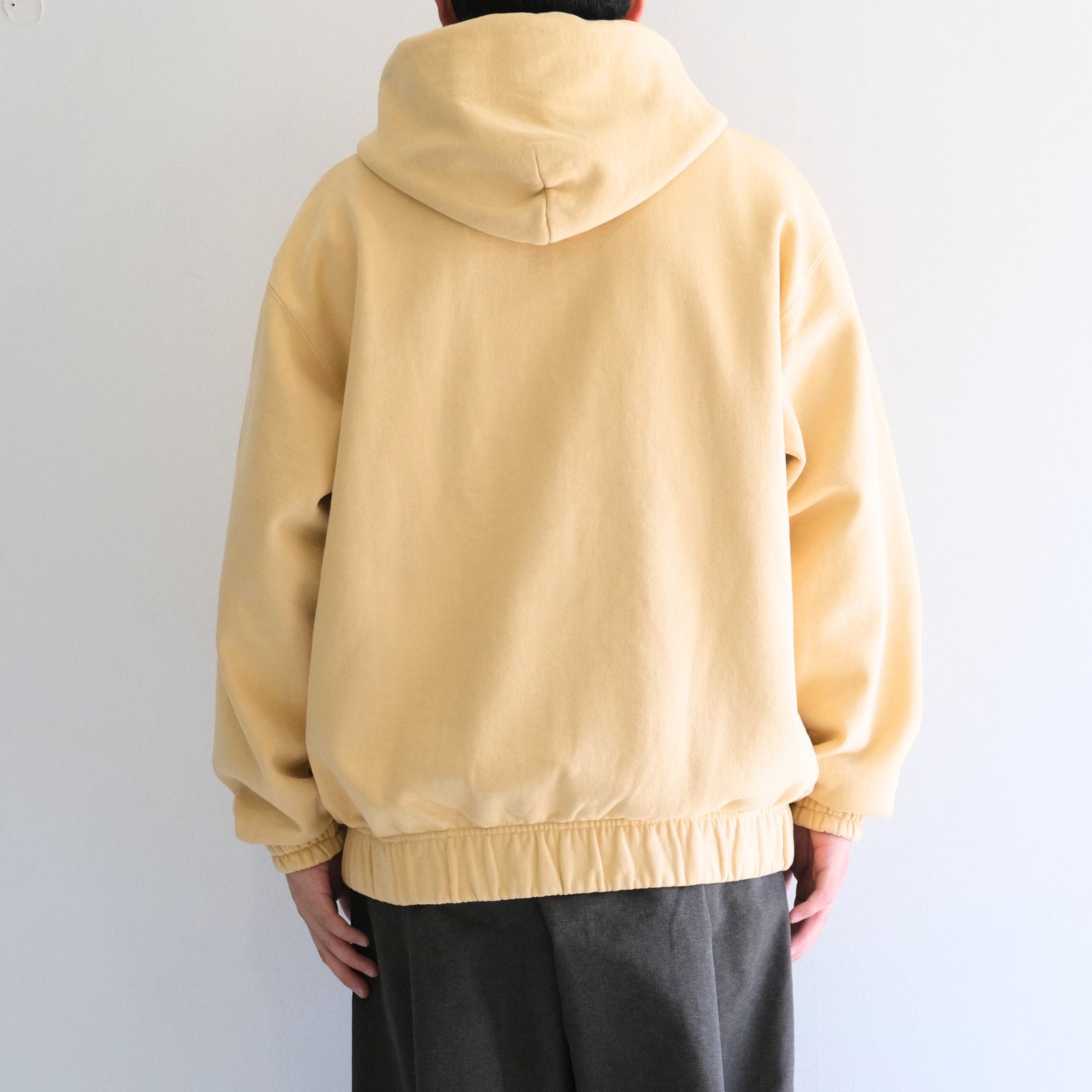 【残り1点】ACTIVE PARKA  ‐Processed Sweat‐（Yellow）