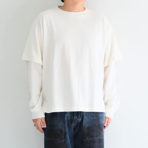 MC LAYERED LS TEE / MC レイヤード LS TEE（OFF WHITE）