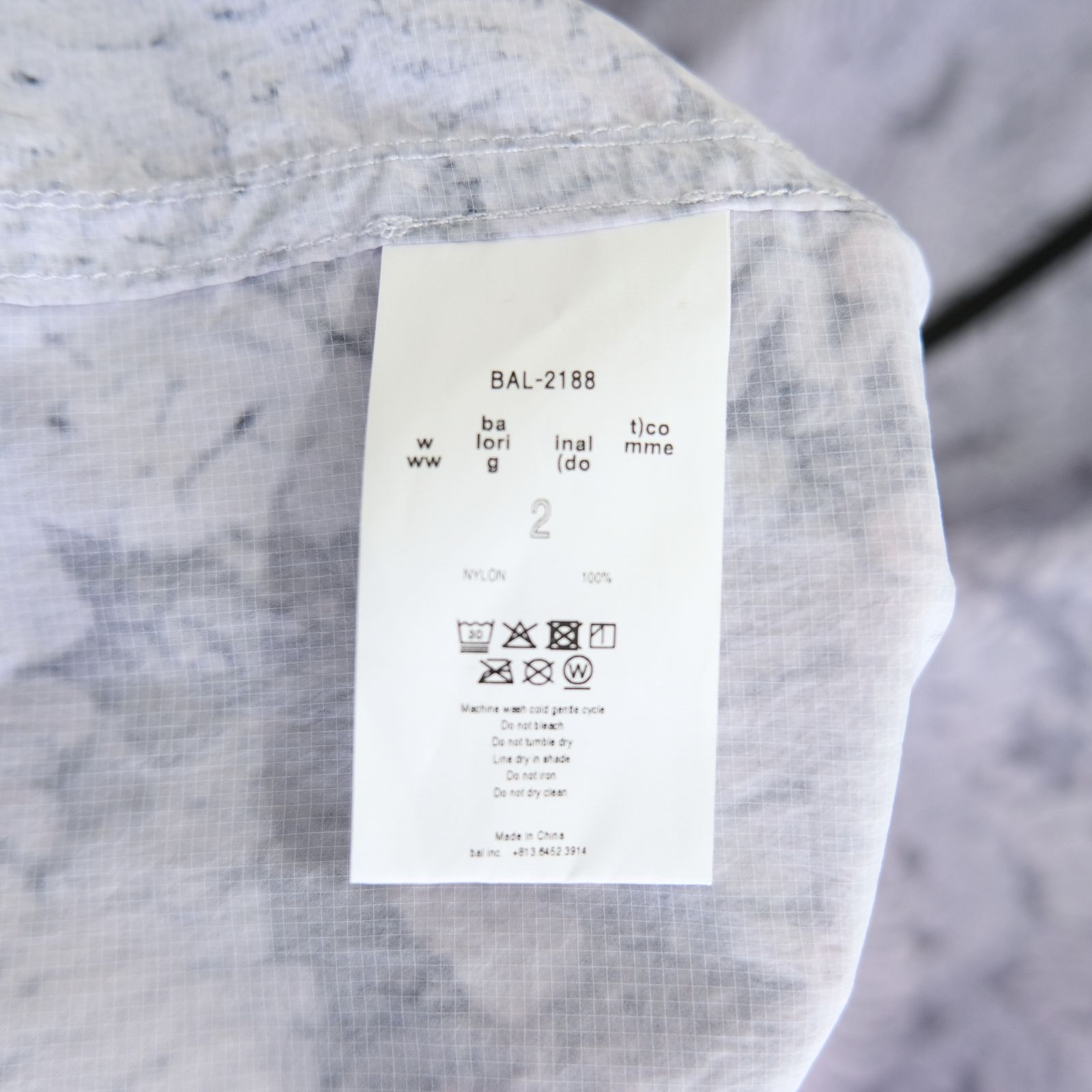 LIGHT WEIGHT WIND SHELL JACKET（MIYU TERASAWA）