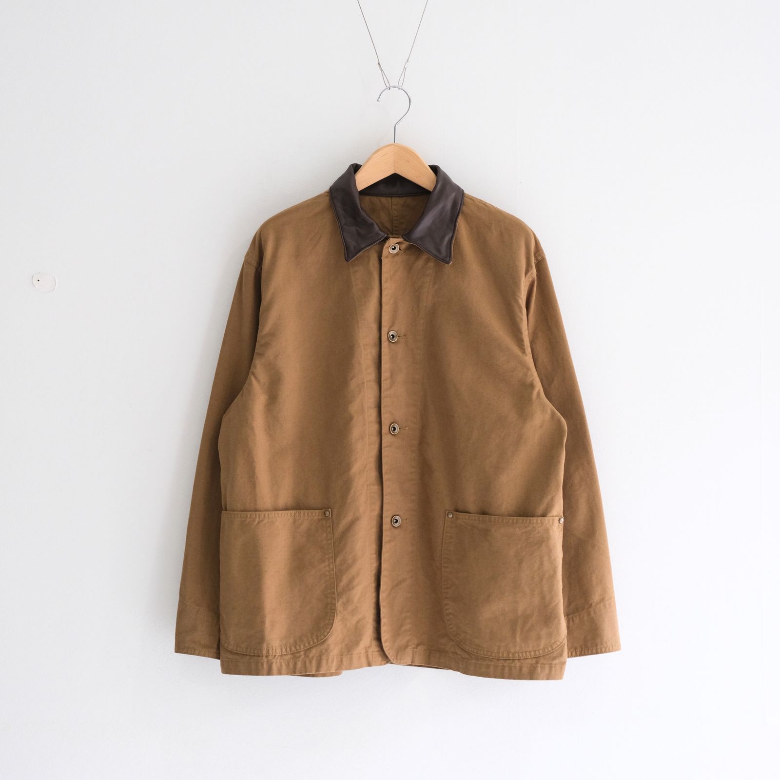WASHED C/R/S DUCK COVERALL / ジャケット / カバーオール / KHAKI BEIGE