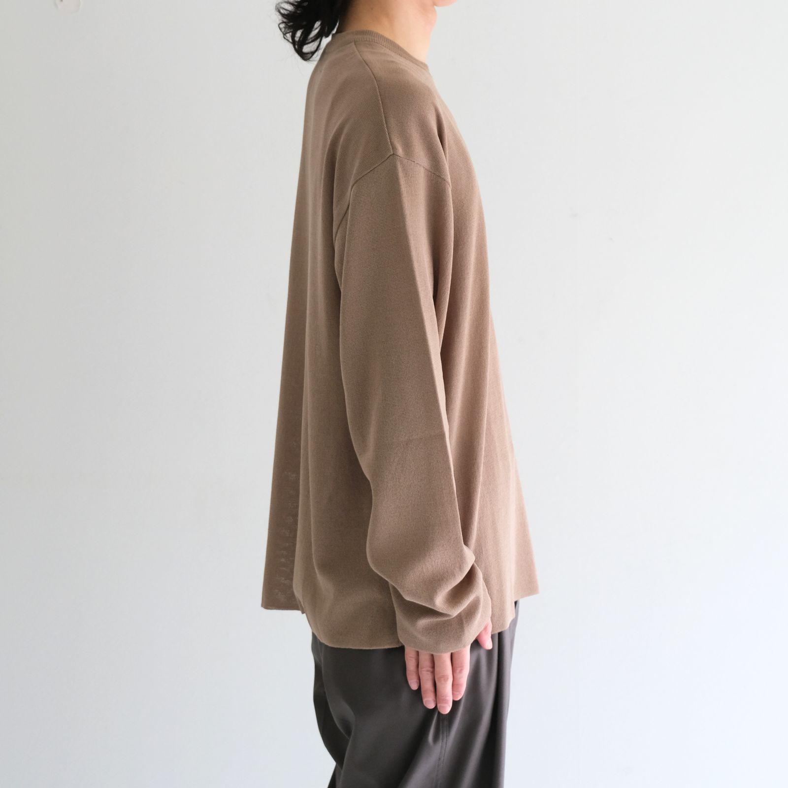 PREMIUM WIDE SLEEVE ‘SEUNGMU’ KNIT / プレミアムワイドスリーブ「スンム」ニット（ECRU BEIGE）
