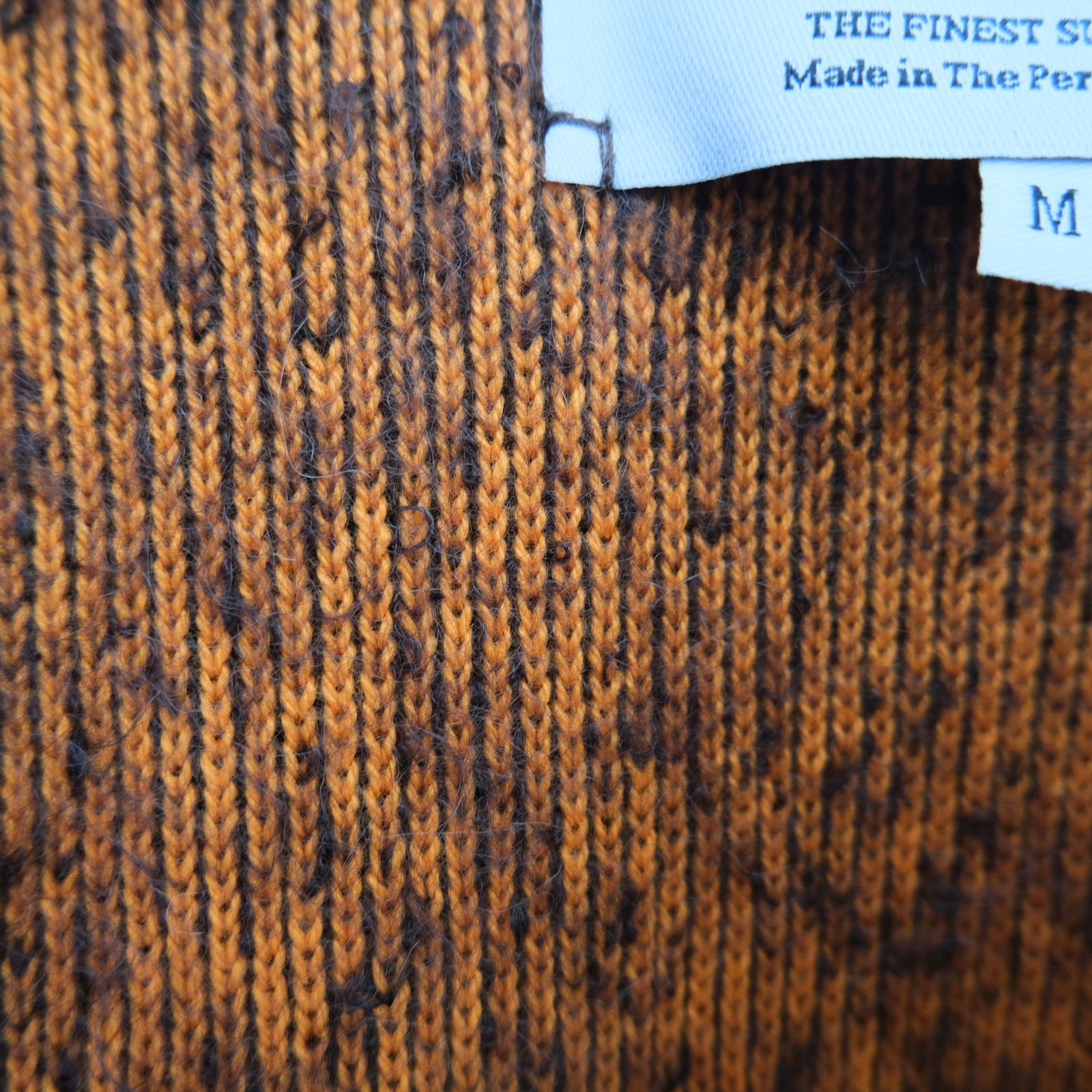 Suri Alpaca Bomber Jacket / ジャケット / ボンバージャケット / アルパカ / スリアルパカ / Dark Brown / Orange