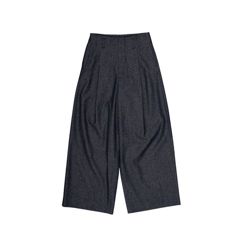【残り1点】Tucked Wide Trousers / タクト ワイド トラウザー（Indigo）