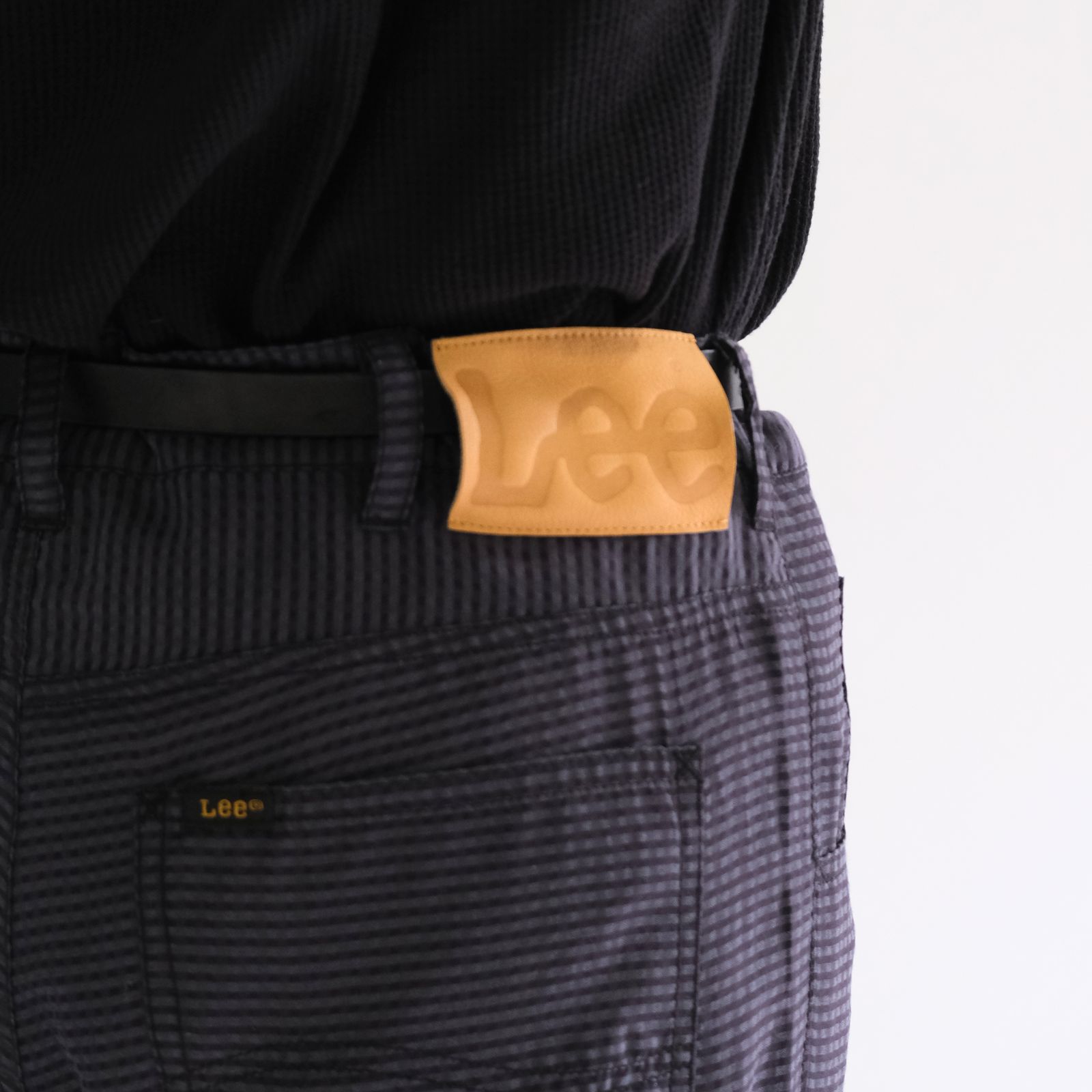 Lee / SEVEN BY SEVEN  / SHEER COWBOY PANT ‐Gingham Check Indian fabric‐ （Navy）