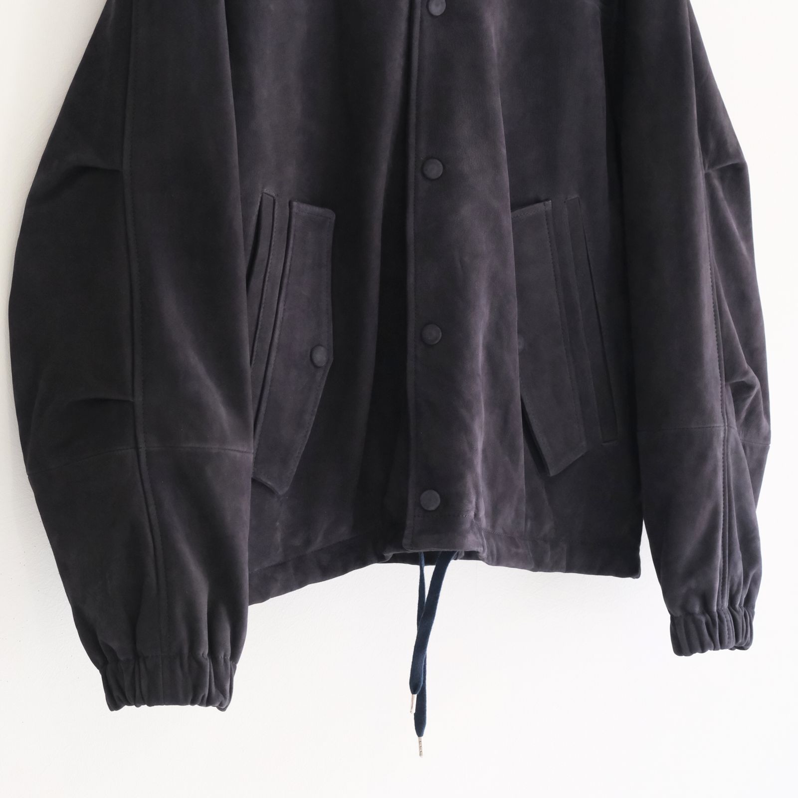 COACH JKT / ジャケット / コーチジャケット / レザージャケット / COW NUBUCK / 牛革 / NAVY