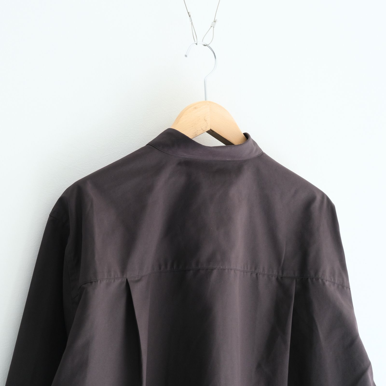Peach back twill - Rob / シャツ / ポリエステル / ナイロン / Charcoal black