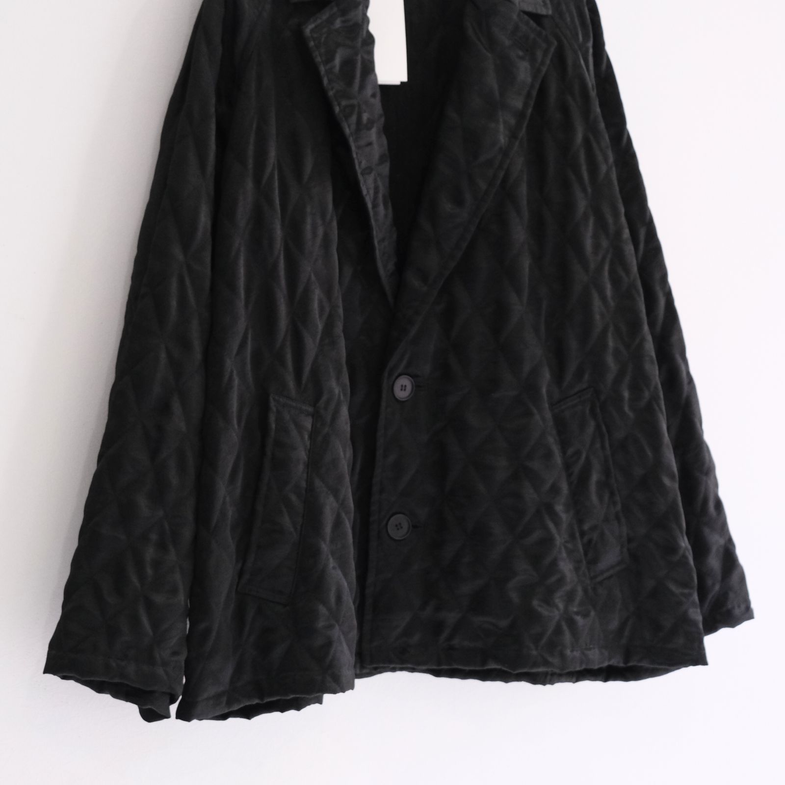 QUILTING RAGLAN JACKET / ジャケット / シングルジャケット / BLACK