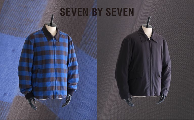 【SEVEN BY SEVEN】全く異なる表情を楽しめるリバーシブルジャケット。