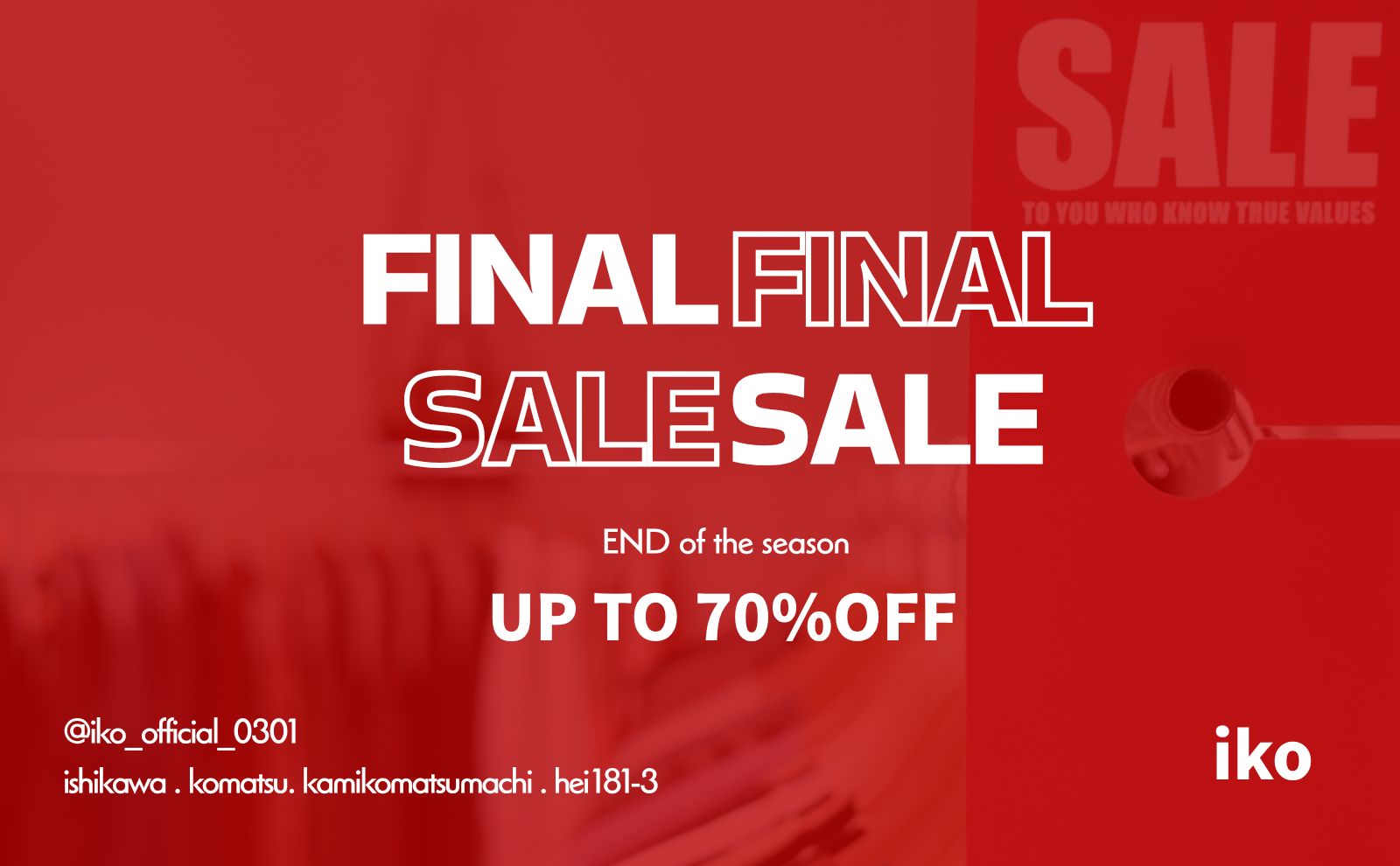 FINAL SALE