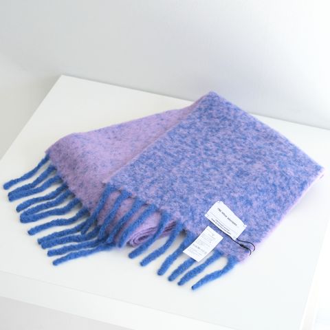 Two Colour Woolly Scarf / マフラー / アルパカ / Blue / Violet