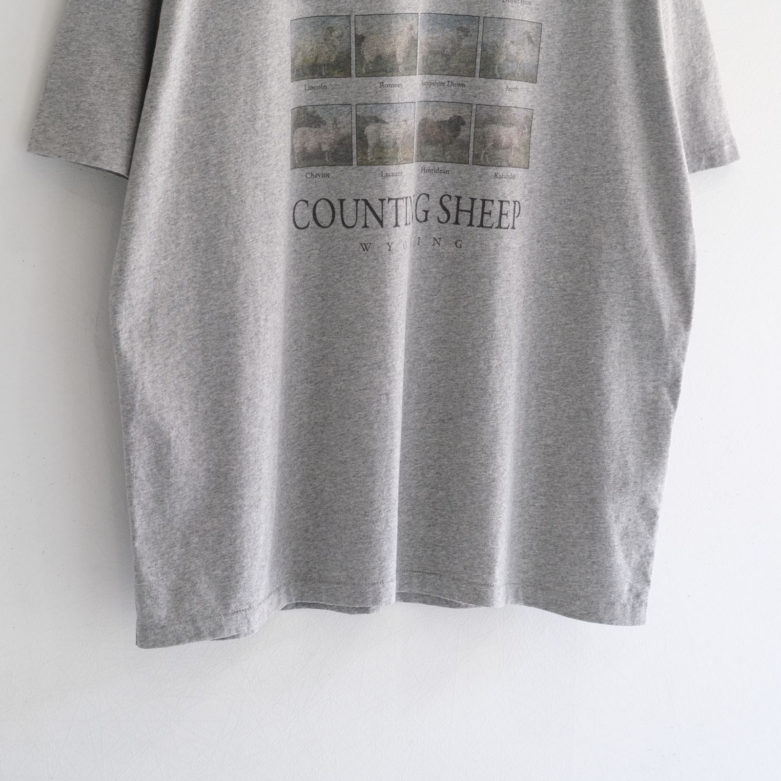 "TEE-NS".11 Counting sheep Tee / "TEE-NS".11 カウンティング シープ Tシャツ（HEATHER GRAY）