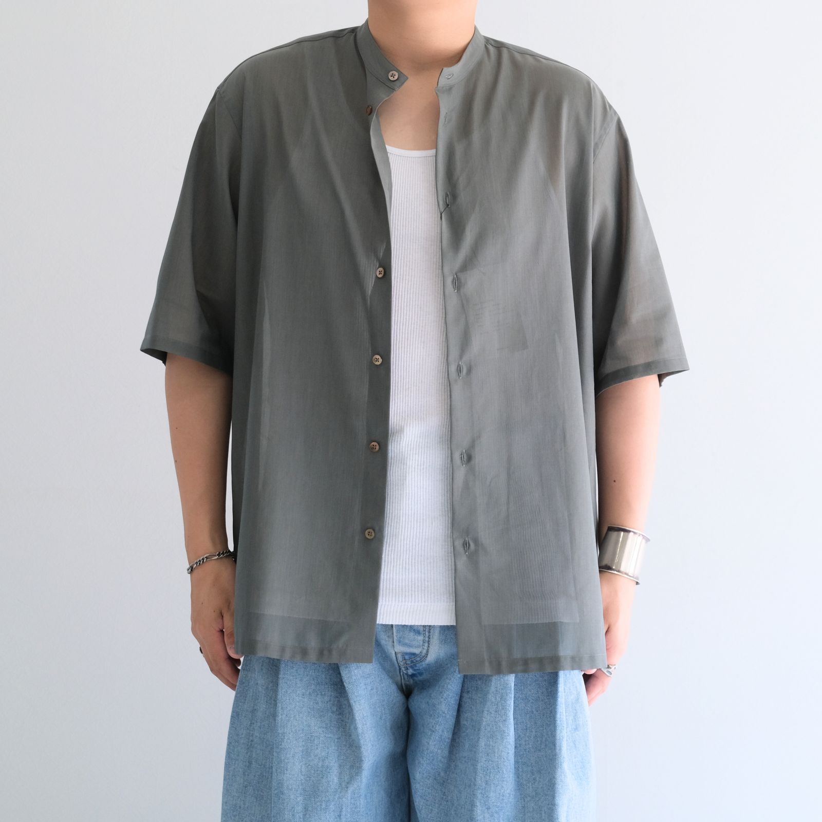 Gas boil cotton - Reiziger / （Greyish dark green）