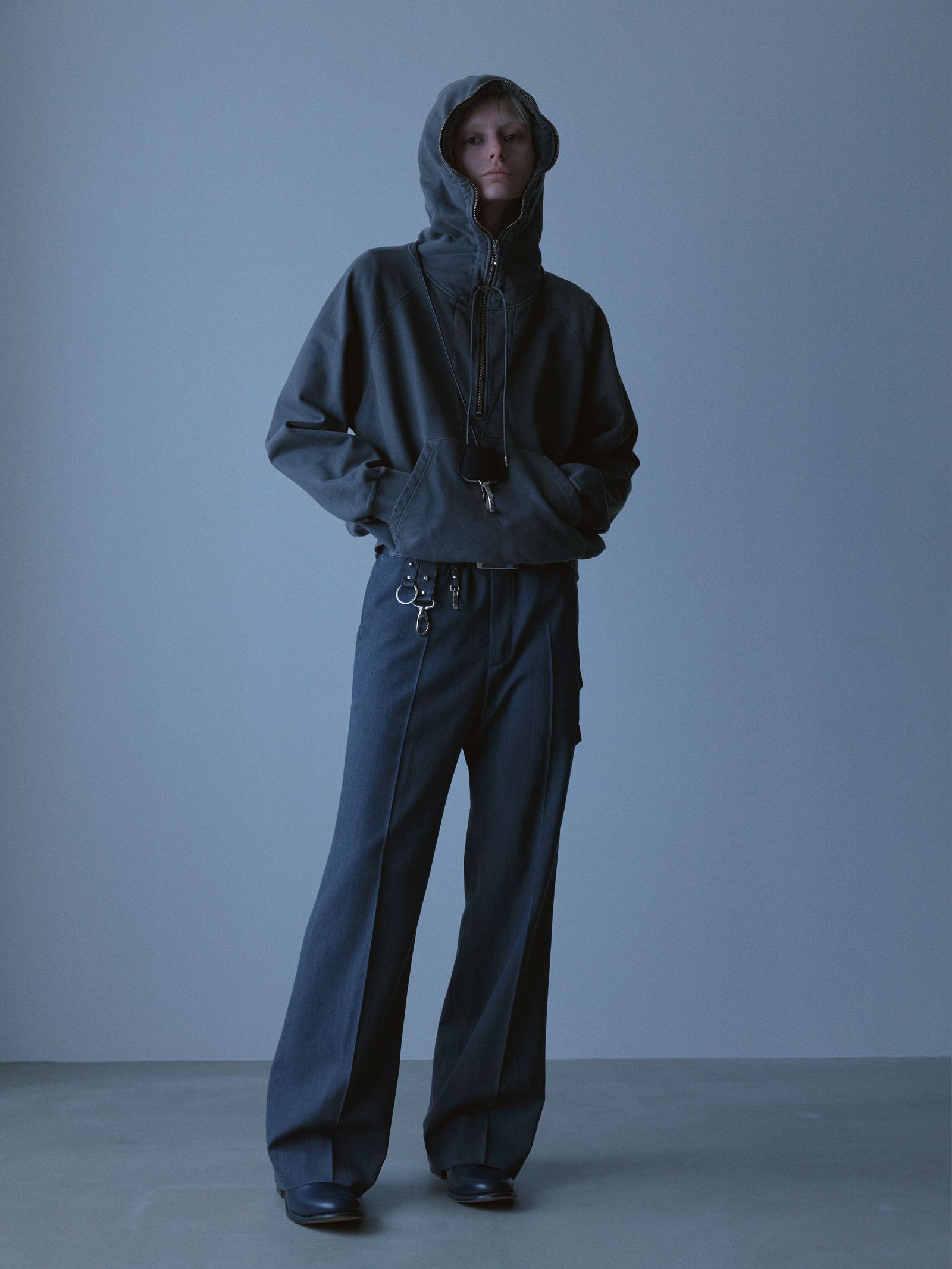 【入荷時期：2026年8-9月頃】Leather Belt / レザー ベルト（Black）