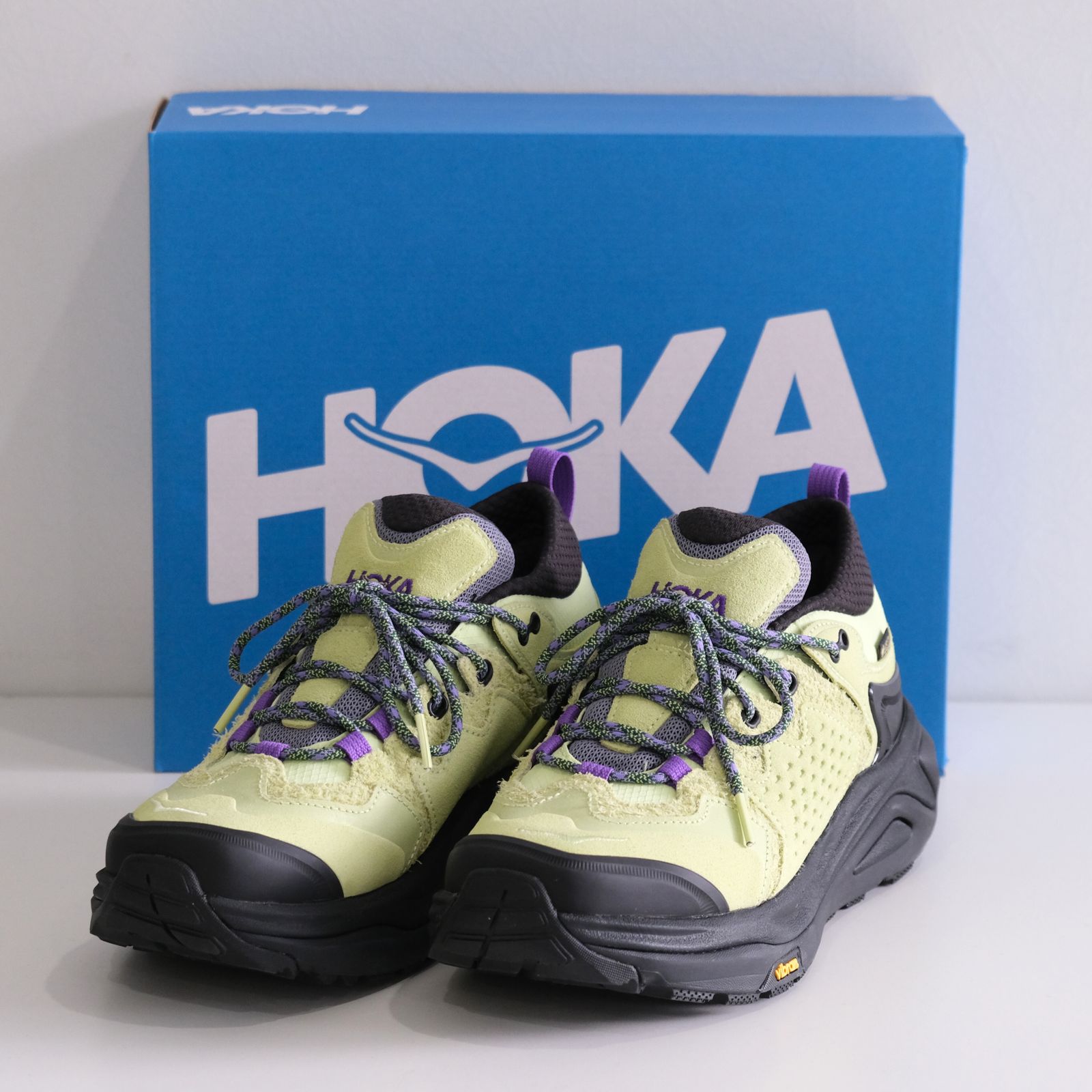 【 HOKA 】KAHA 3 LOW GTX TP "GORE-TEX"  / スニーカー / GORE-TEX / HONEYDEW / BLACK