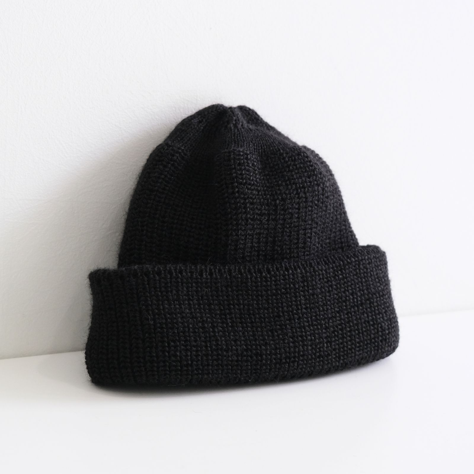 JUIST / ニットキャップ / PURE WOOL / SCHWARZ / ブラック