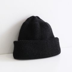 JUIST / ニットキャップ / PURE WOOL / SCHWARZ / ブラック