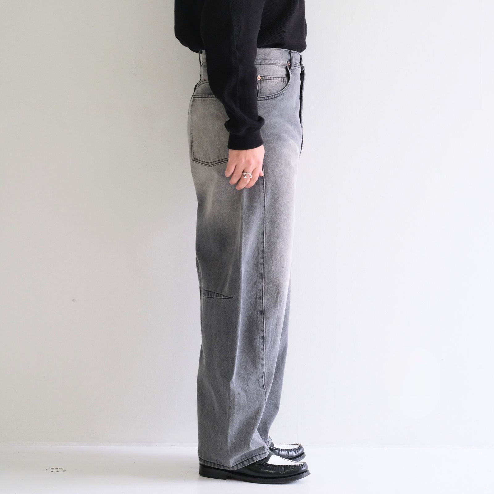 3D DENIM PANTS / パンツ / デニム / デニムパンツ / BLACK