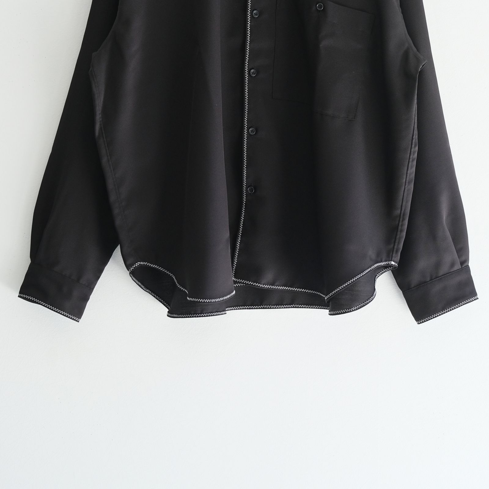 Stitch L/S Shirts / シャツ / 長袖 / Black