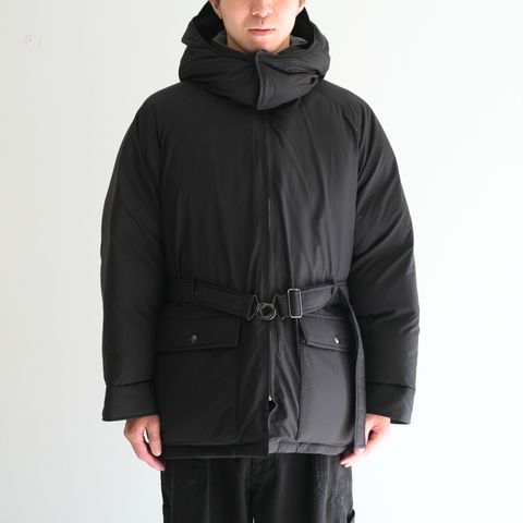 【残り1点】"KATAHDIN"  Water-repellent Down Half Coat（BLACK）