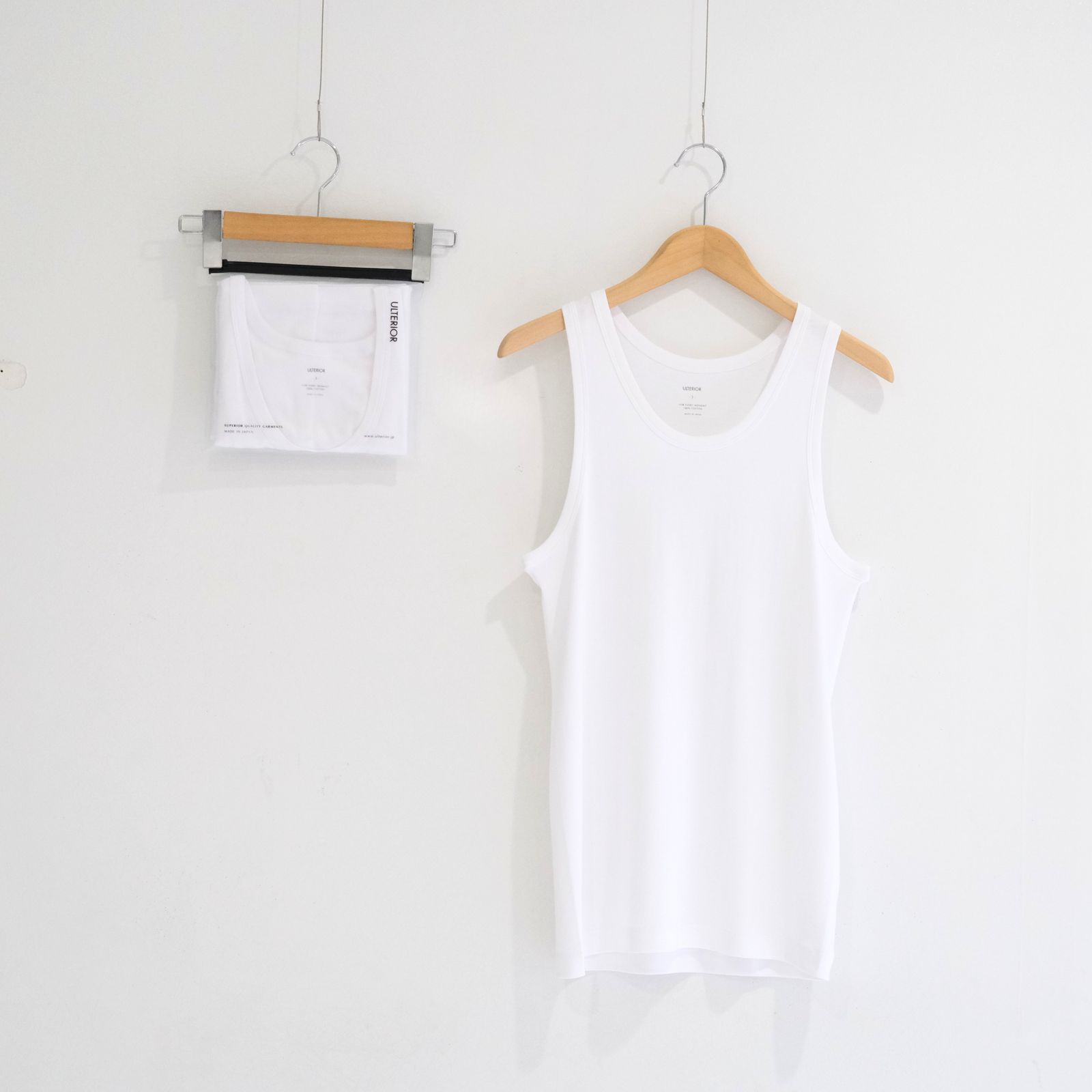 TUBULAR TANK TOP / チューブラー タンクトップ（WHITE）