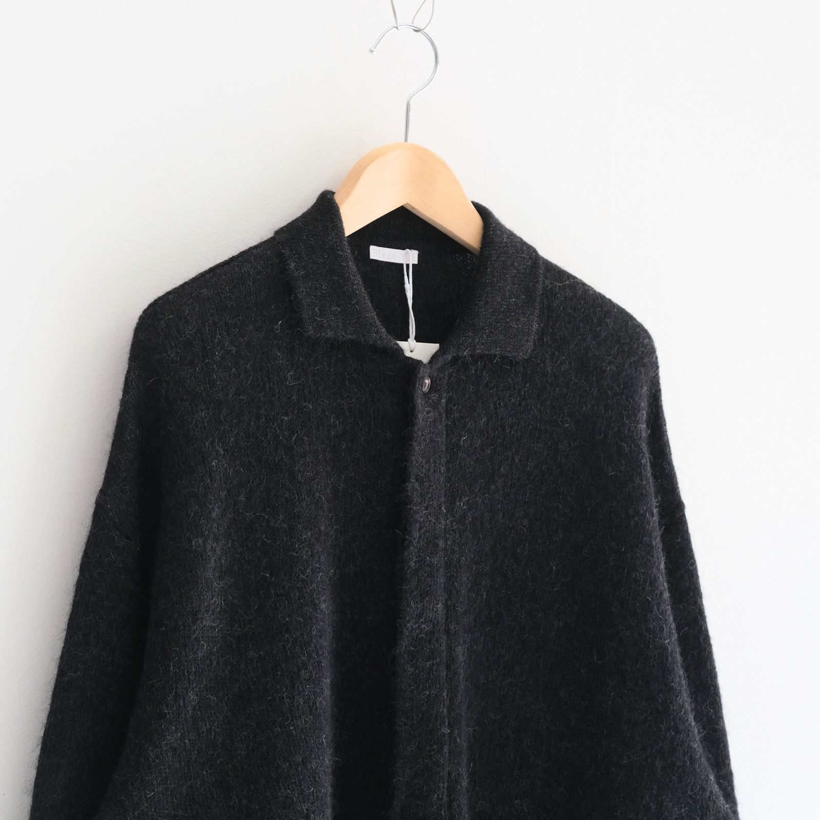 【残り1点】Kid Mohair Knit Shirts（Black）