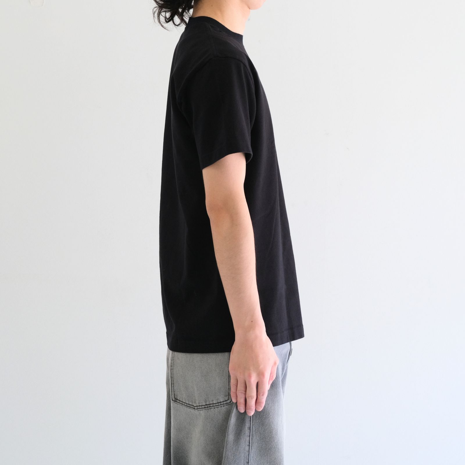 NEW BASIC T-SHIRT〈SHORT SLEEVE〉（BLACK）